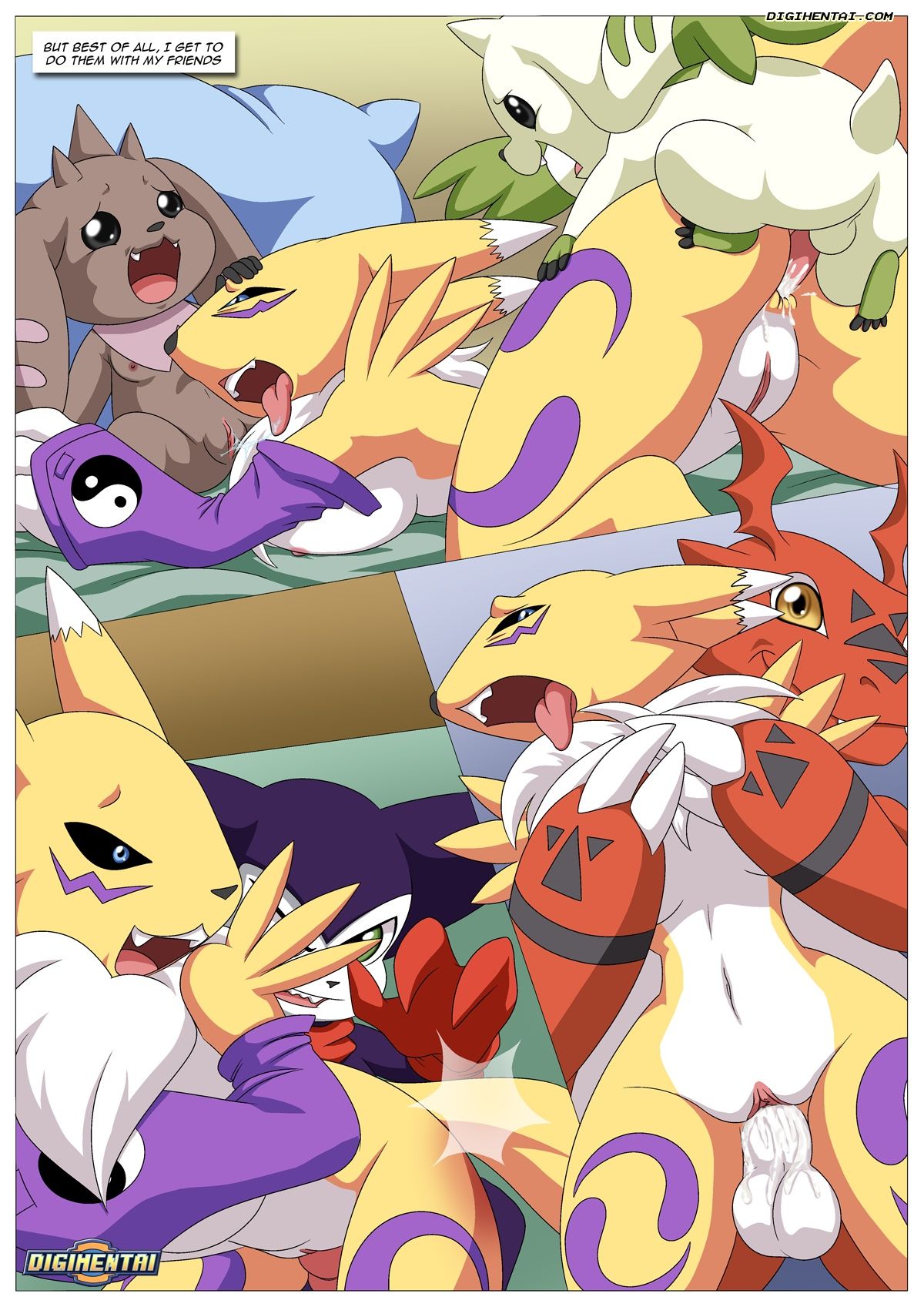 How Renamon Became A Sex Idol (Digimon) by Palcomix page 15.
