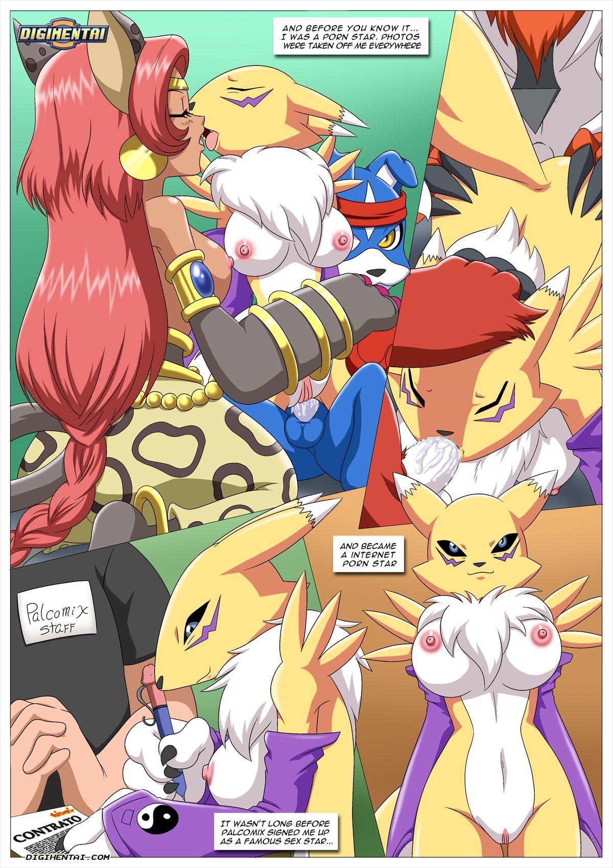 How Renamon Became A Sex Idol (Digimon) by Palcomix page 9