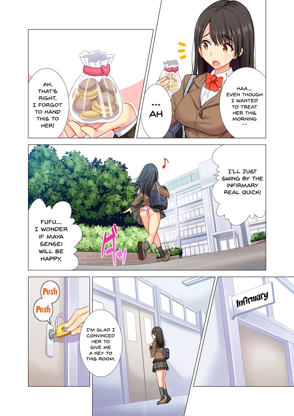 Taiiku Kyoushi ni Kegasareta Yuri no Hanazono (Maguro Coffee) page 9