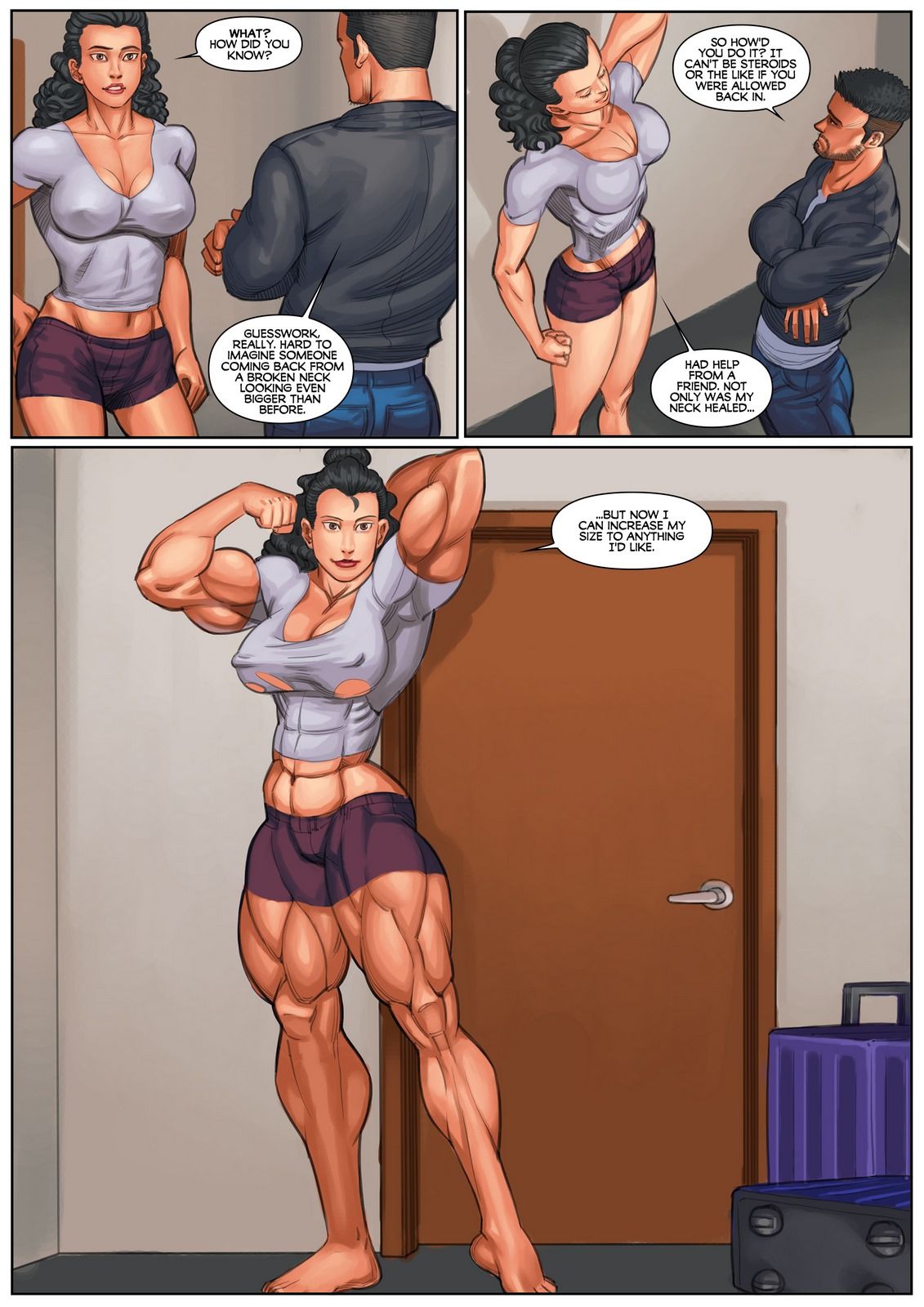 Wrestling Rose Issue 2 Muscle Fan page 8