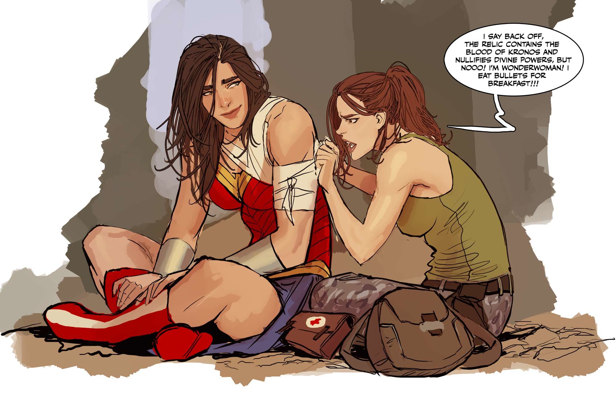 Lara Croft x Wonder Woman (Shiniez) by Stjepan Sejic page 6