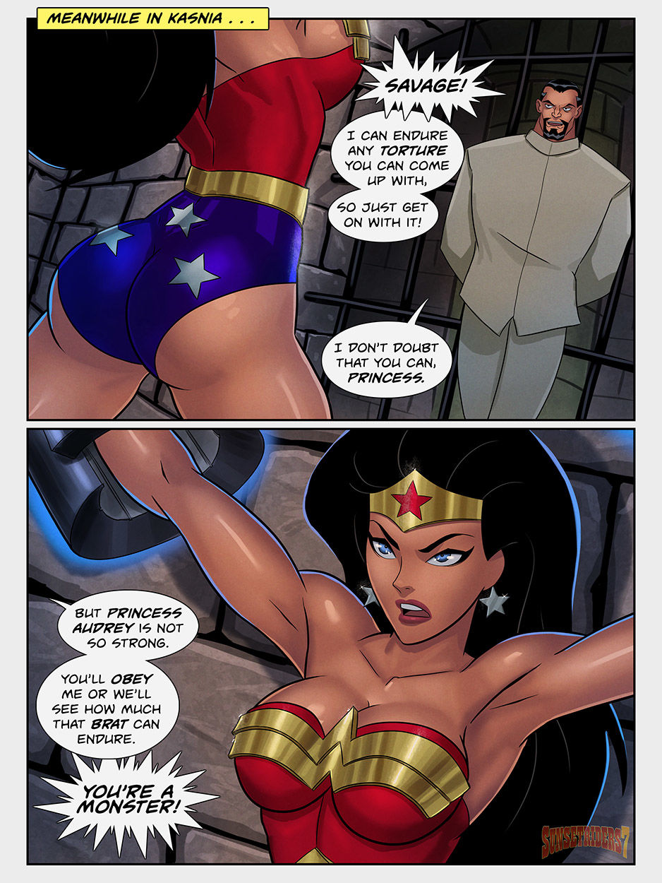 Vandalized Justice League (Wonder Woman) page 2