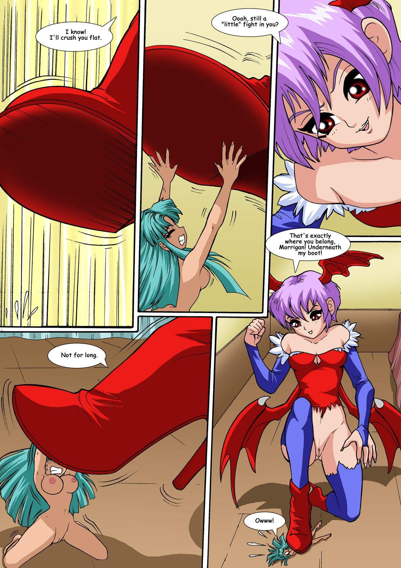 The Shrinking Succubus (Darkstalkers) by Palcomix page 16