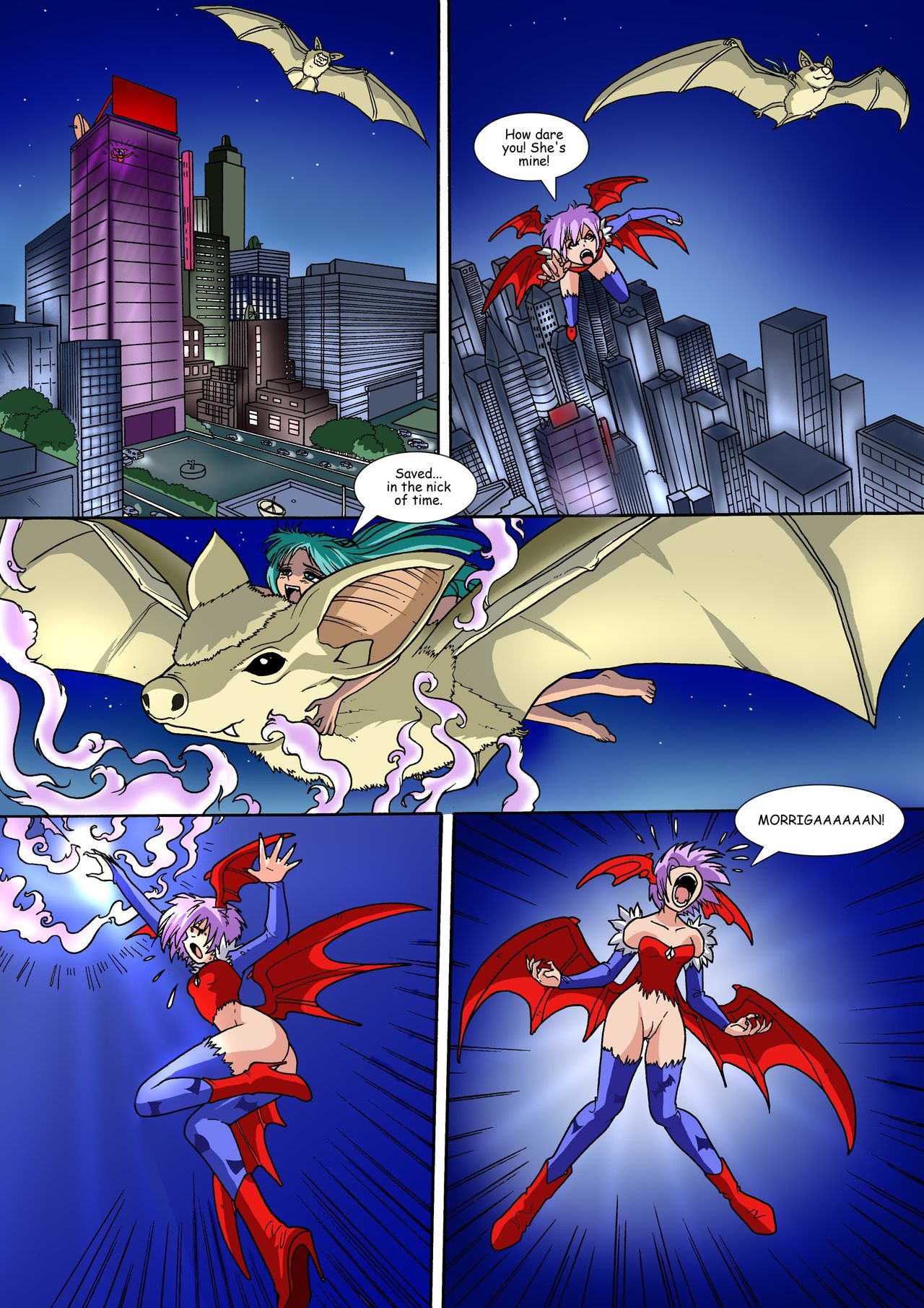 The Shrinking Succubus (Darkstalkers) by Palcomix page 20