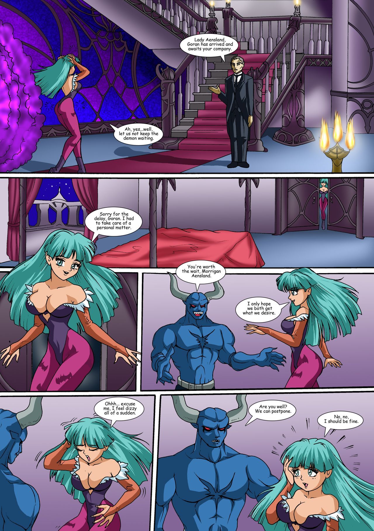 The Shrinking Succubus (Darkstalkers) by Palcomix page 4