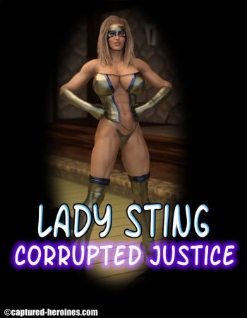 Lady Sting Corrupted Justice (Captured Heroine) cover