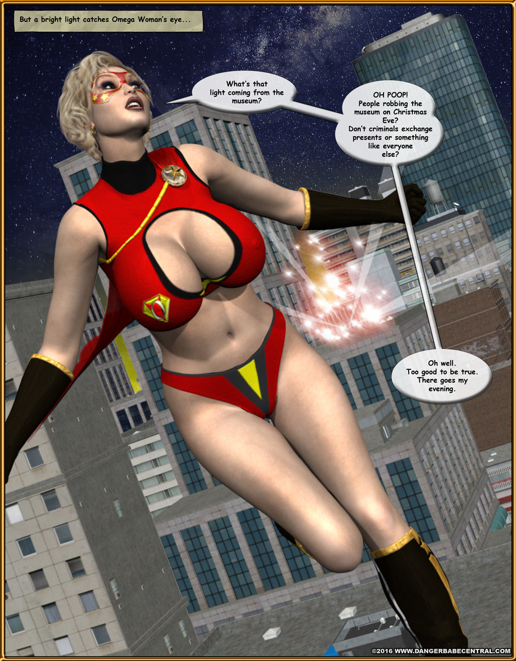 Omega Woman Attack of the blablabla (Danger Babe) page 5