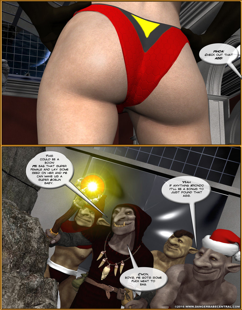 Omega Woman Attack of the blablabla (Danger Babe) page 7