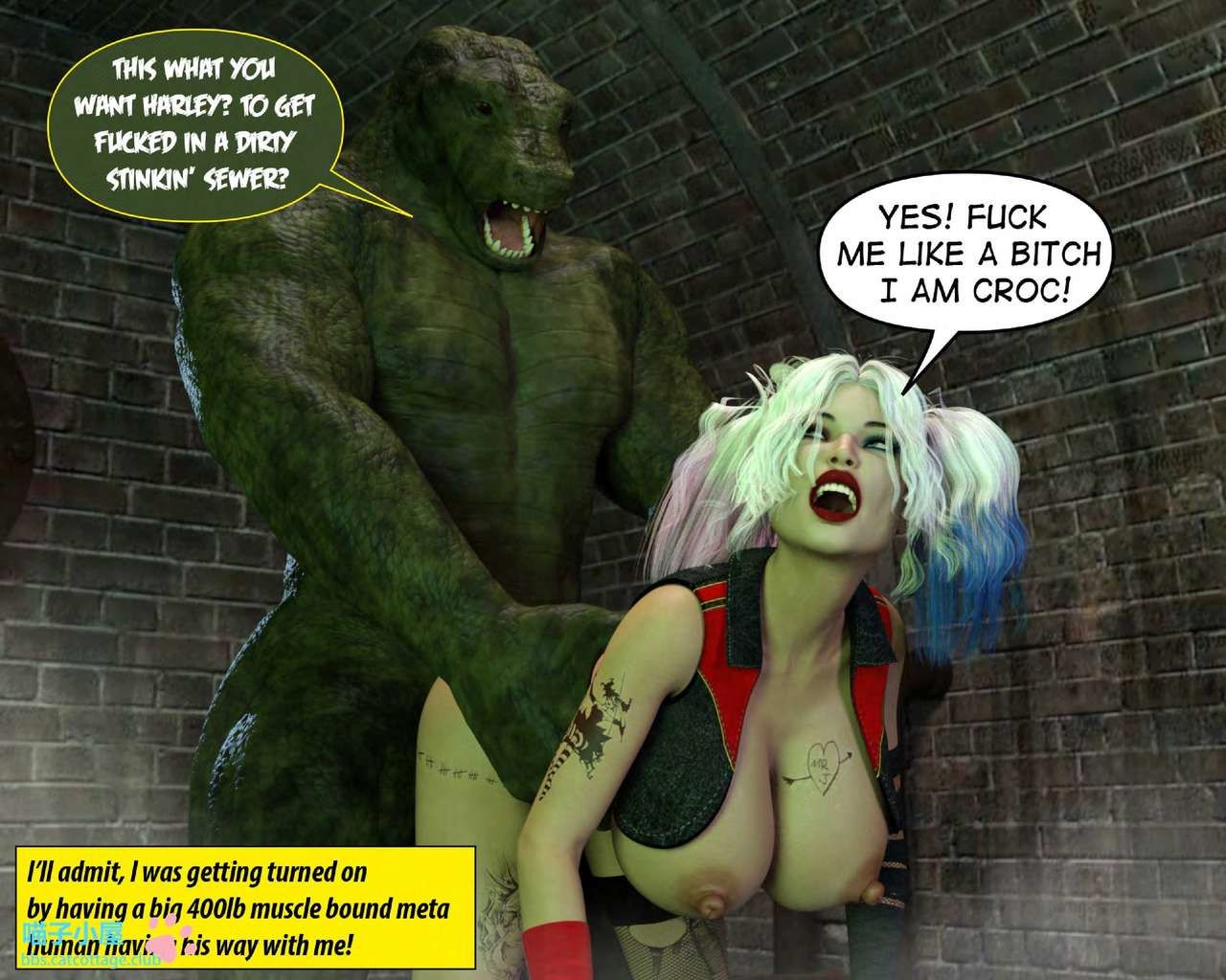 Monster Match - Croc in the Sewer - RedRobot3D page 45