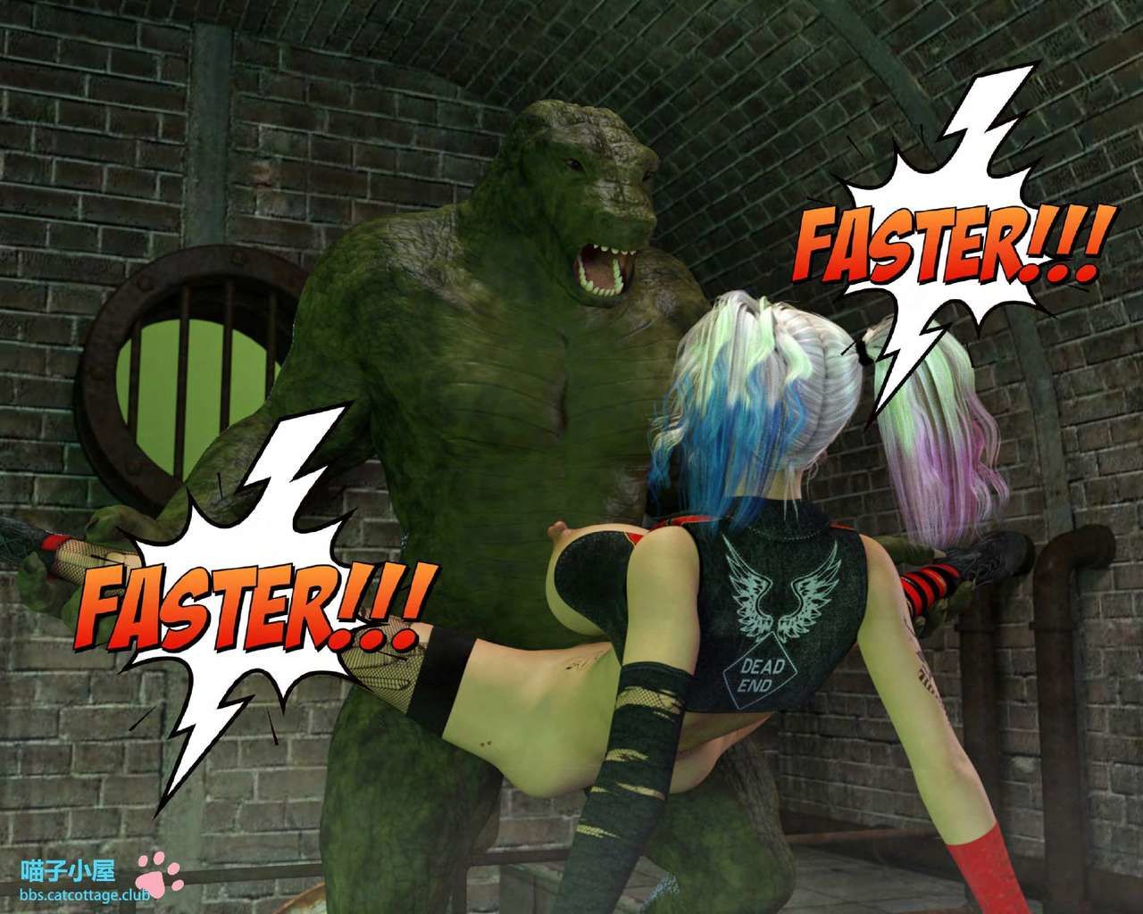 Monster Match - Croc in the Sewer - RedRobot3D page 56