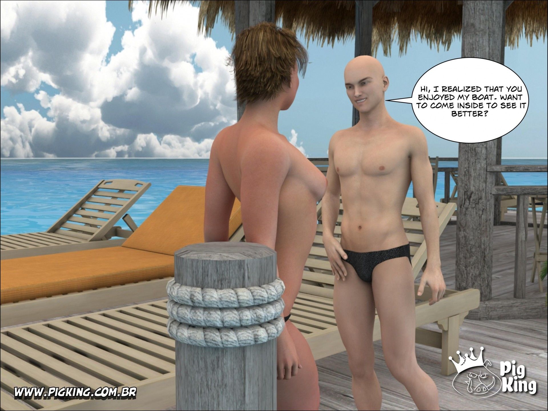Leonard on Tropical Paradise Part 3 PigKing page 15