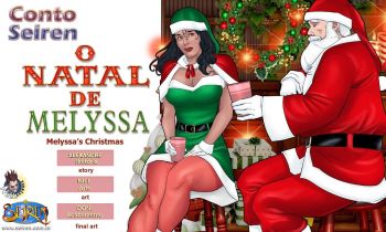 O Natal de Melissa Seiren (English) cover