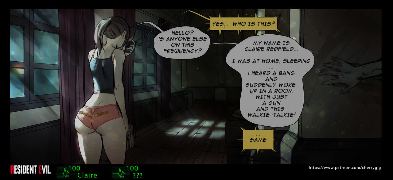 Resident Evil interactive comic - (Cherry-Gig) page 1
