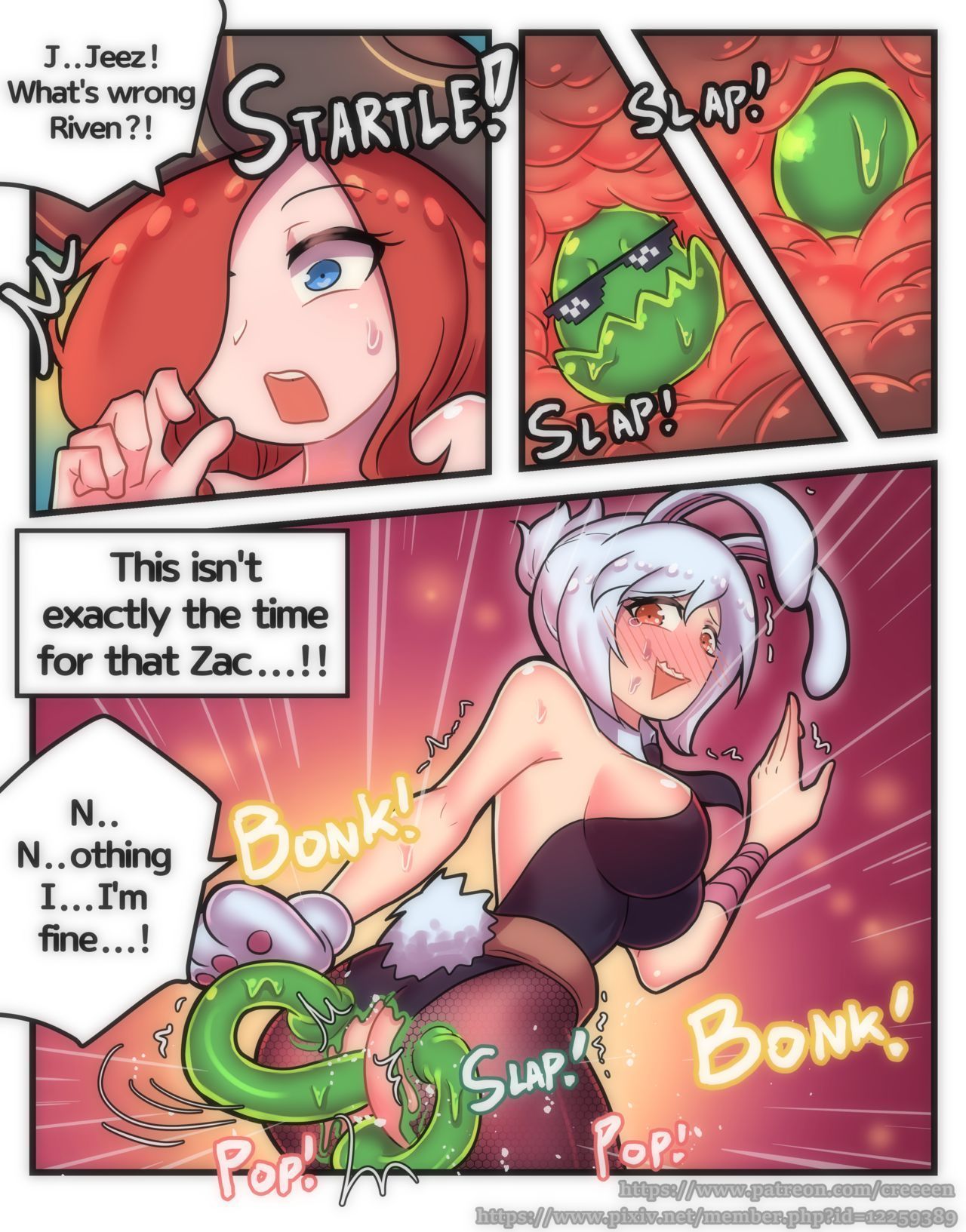Rabbit Jelly League of Legends (Riven, Zac) page 12