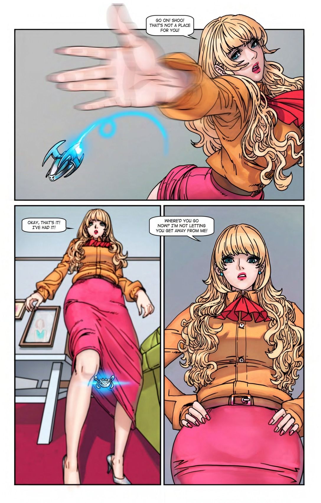From The Stars Issue 3 Giantess Fan page 17