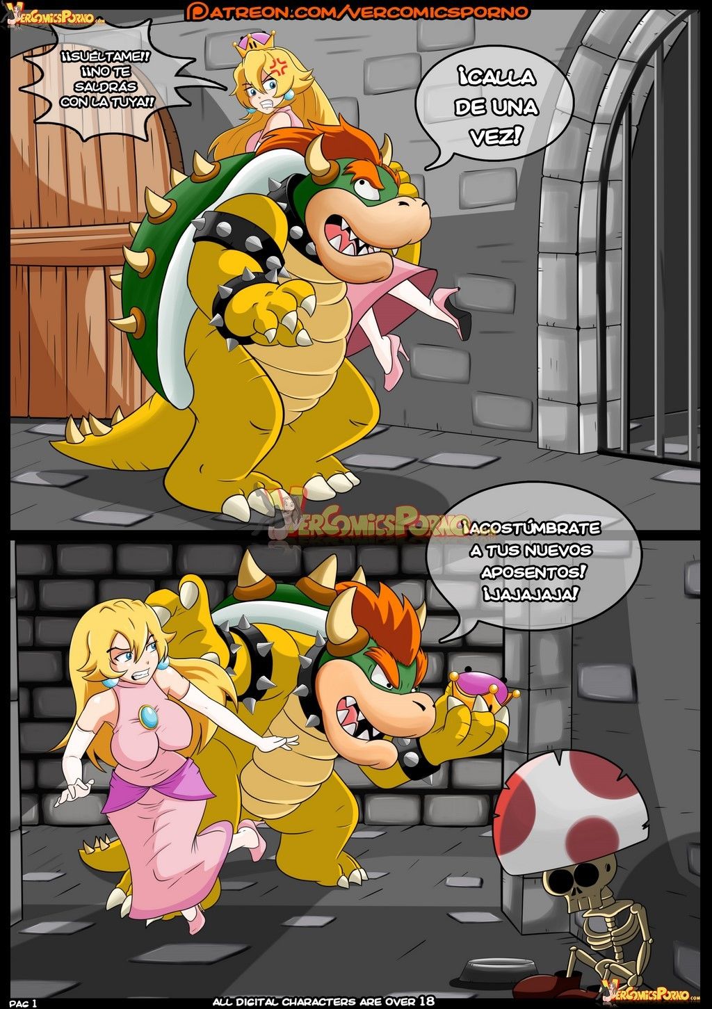Bowsette Rescate Super Mario ( Princess Peach) page 2