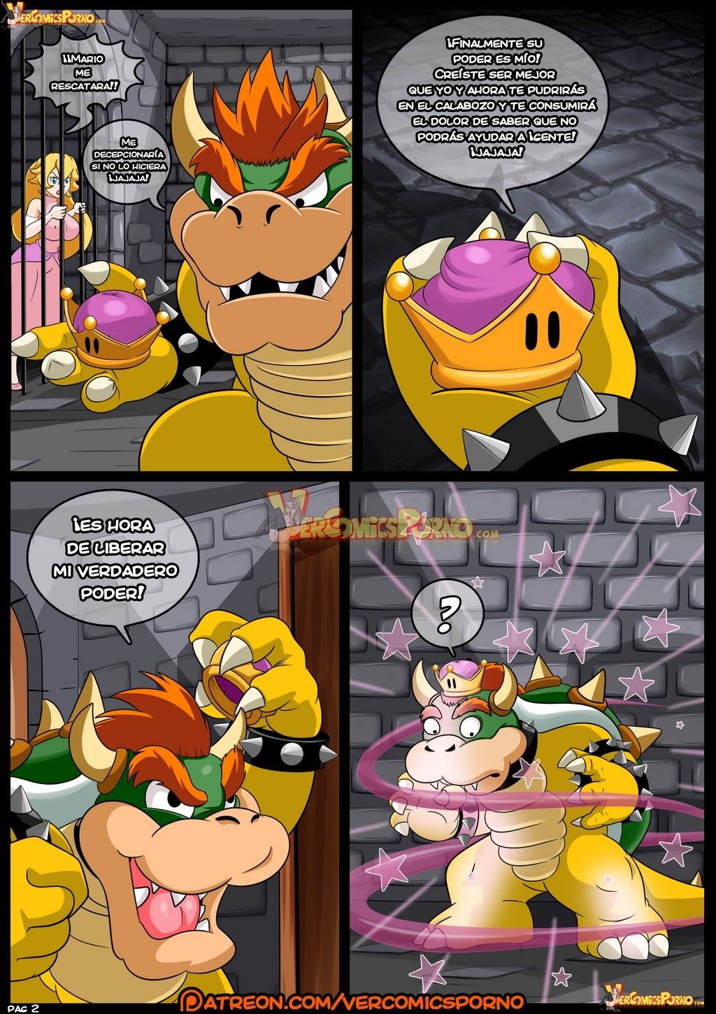 Bowsette Rescate Super Mario ( Princess Peach) page 3