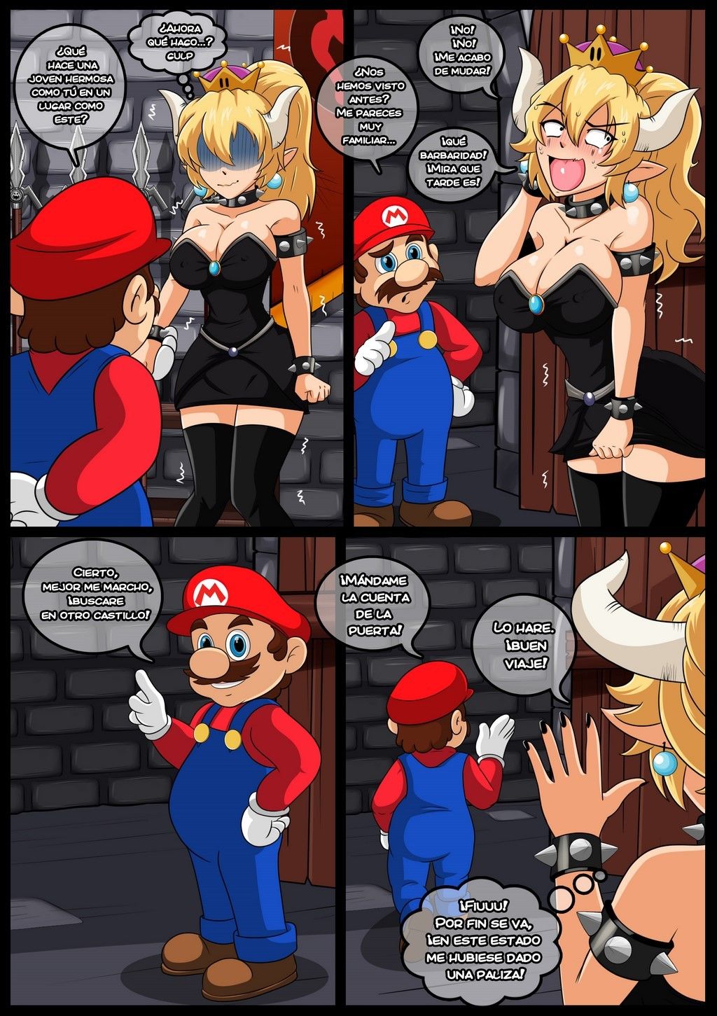 Bowsette Rescate Super Mario ( Princess Peach) page 6