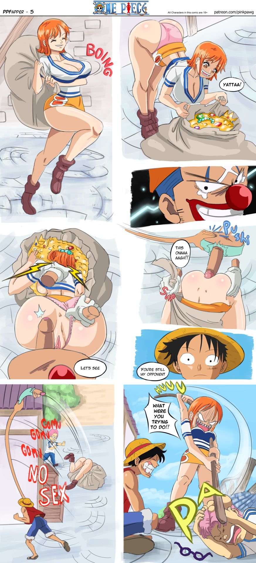PPFapper Naruto, Mario, One Piece, Sailor Moon page 8