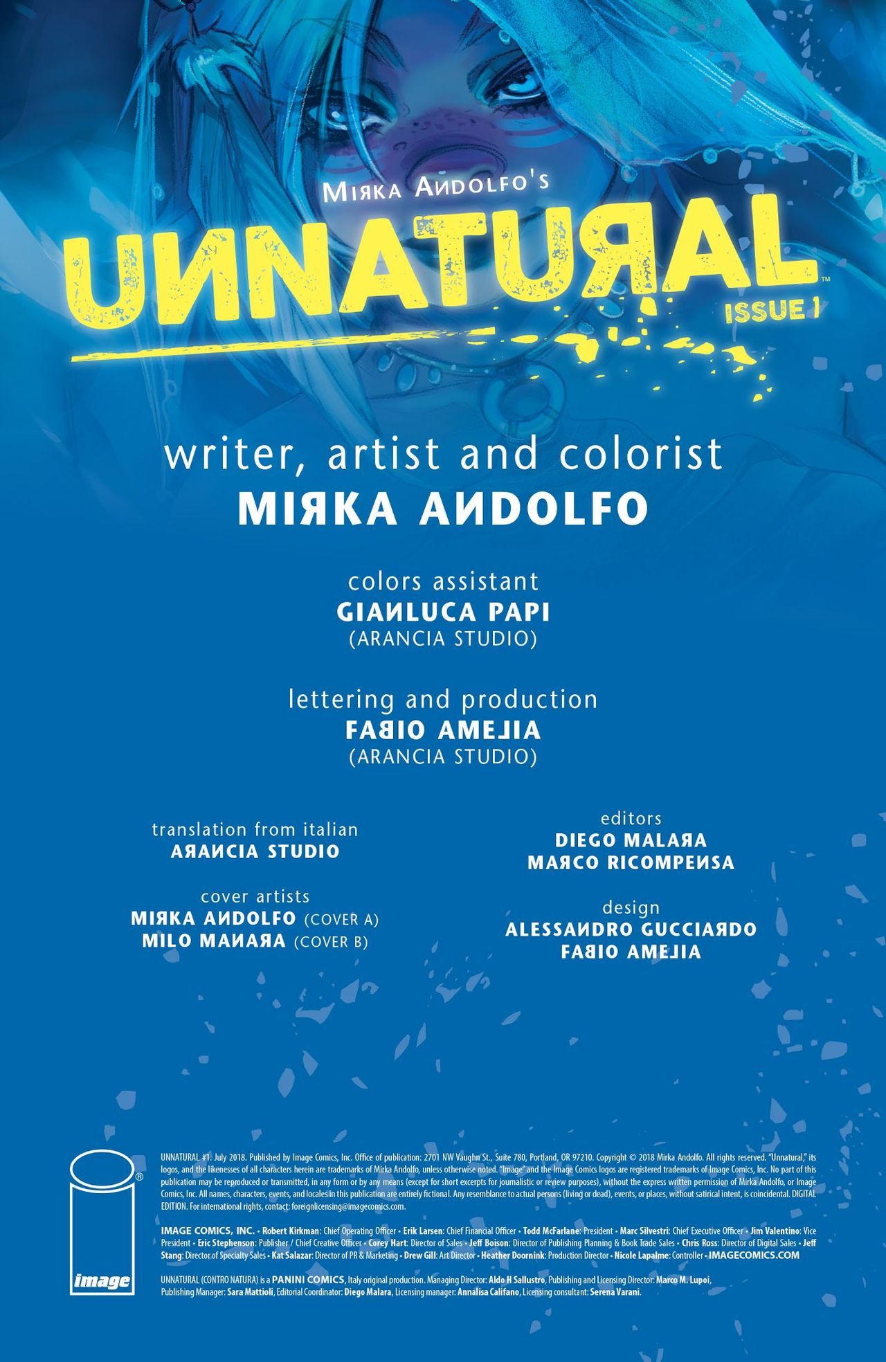 Unnatural by Mirka Andolfo page 2