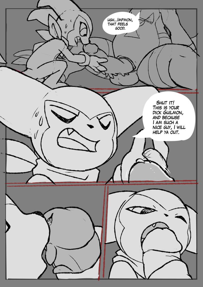 An inexperienced Guilmon by blitzdrachin page 10