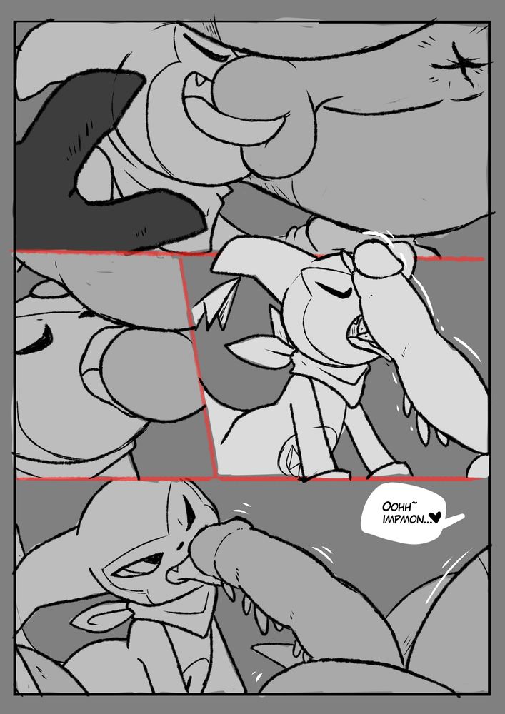 An inexperienced Guilmon by blitzdrachin page 12