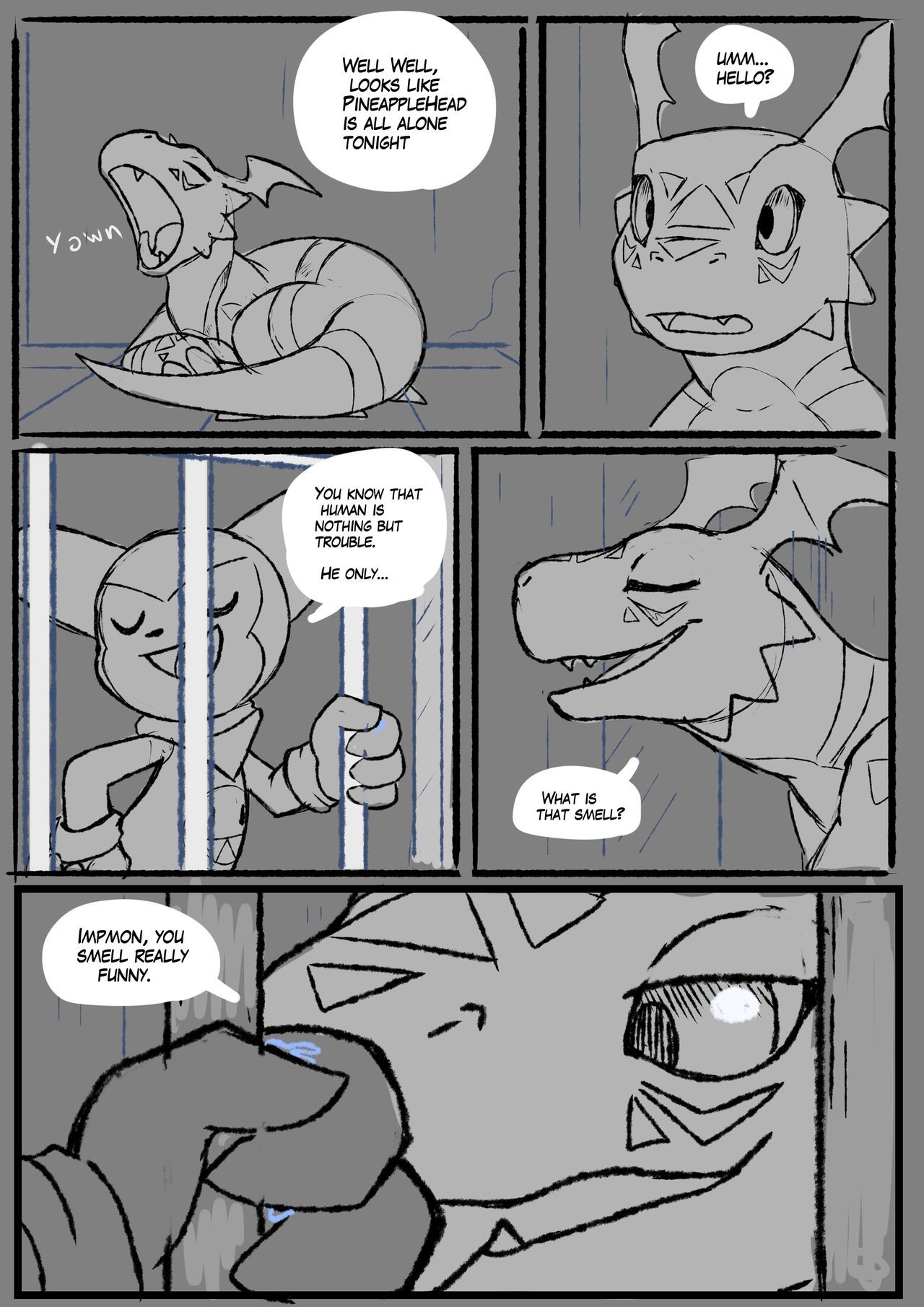 An inexperienced Guilmon by blitzdrachin page 2