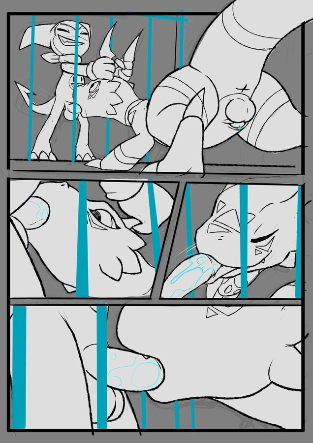 An inexperienced Guilmon by blitzdrachin page 5