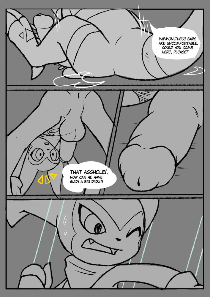 An inexperienced Guilmon by blitzdrachin page 9
