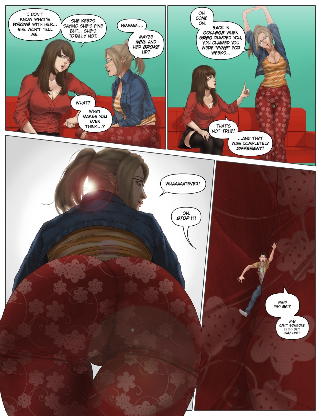 A Weekend Alone Issue 07 by Giantess Fan page 7