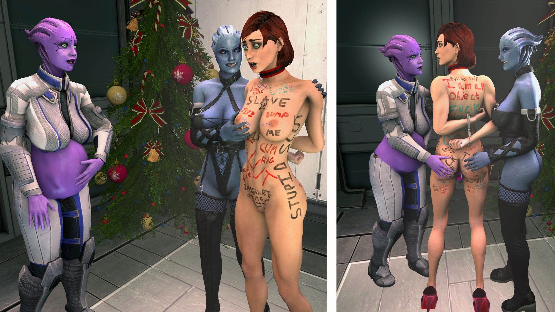 Liara X-Mass Gifts! Ladychi (Mass Effect) page 10