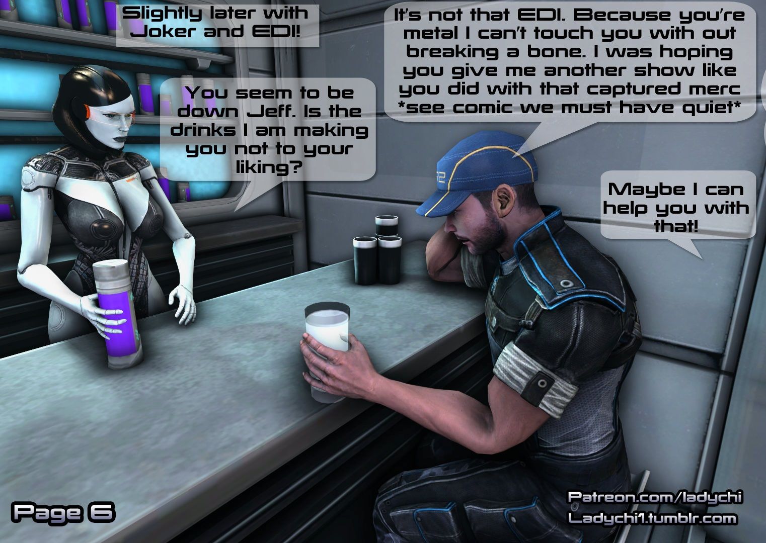 Liara X-Mass Gifts! Ladychi (Mass Effect) page 11