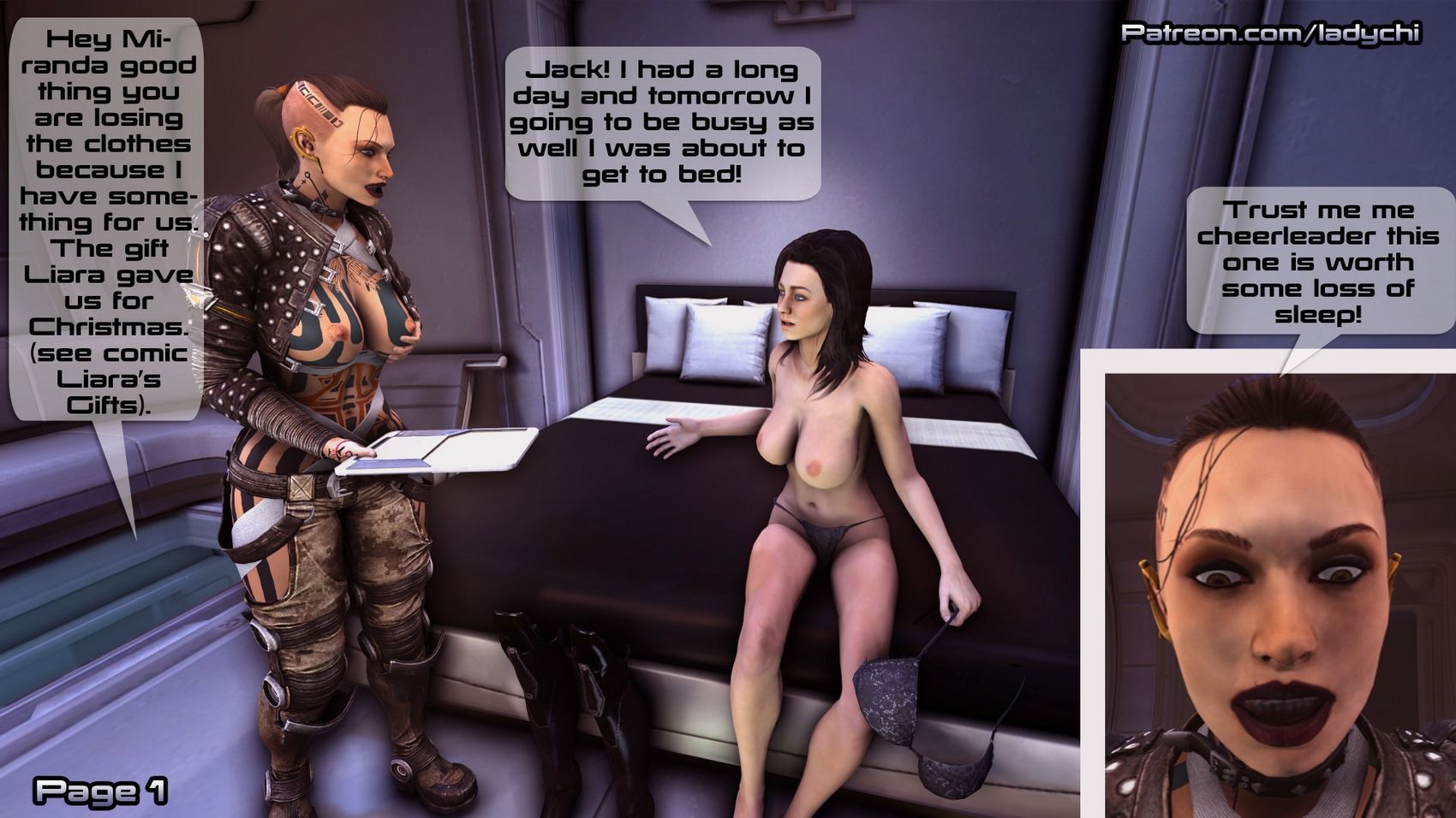 Jacks Dream Ladychi (Mass Effect) page 1