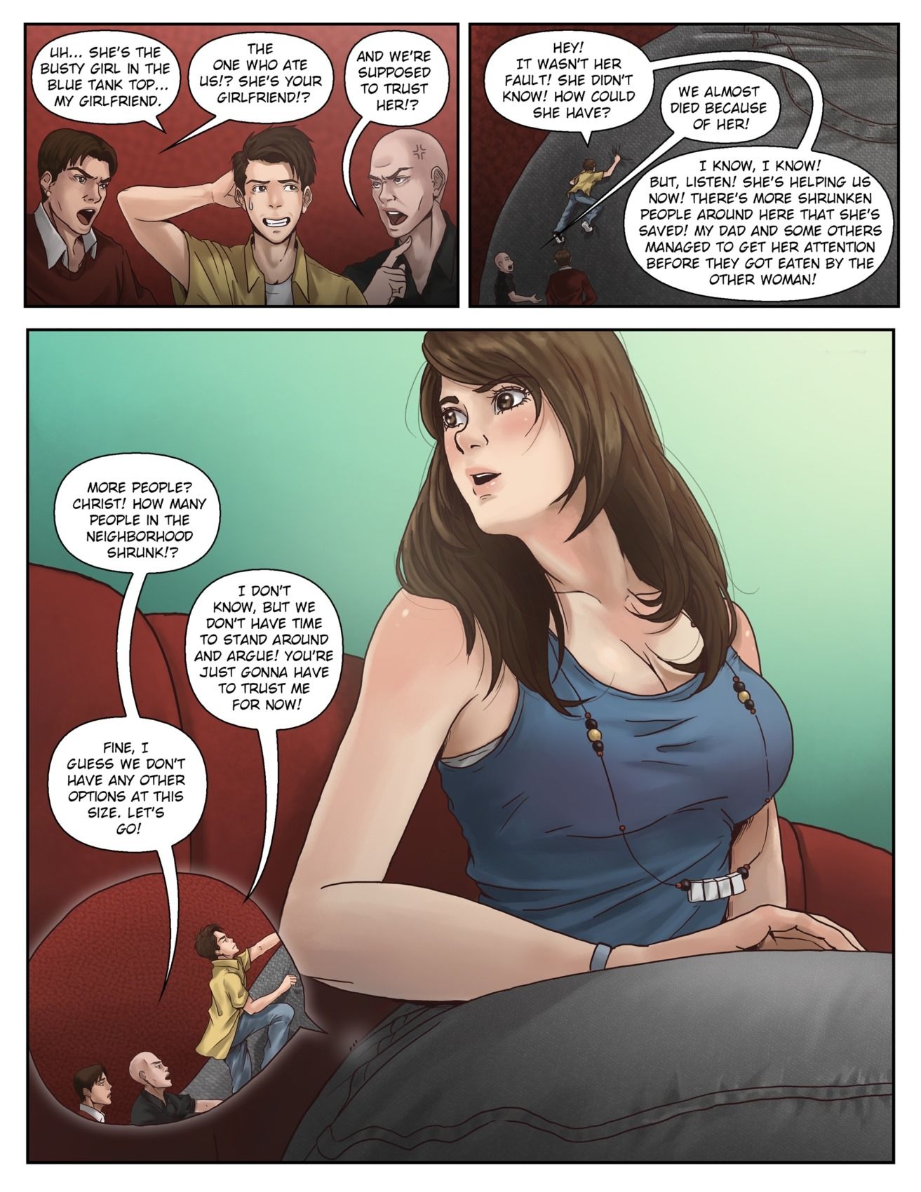 A Weekend Alone Issue 09 by GiantessFan page 15