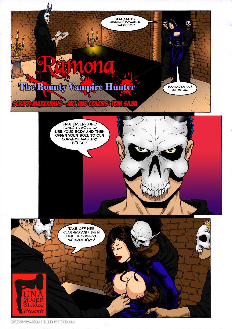 Ramona The Bounty Vampire Hunter page 1