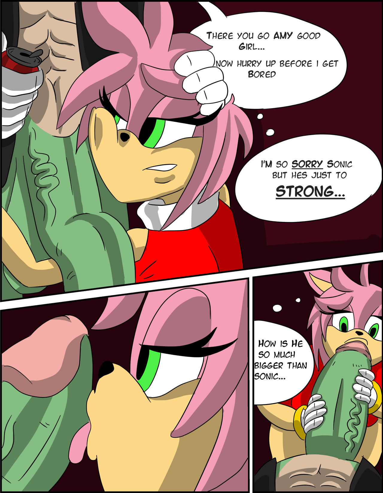 Amys Peril Sonic The Hedgehog by Loonyjams page 3