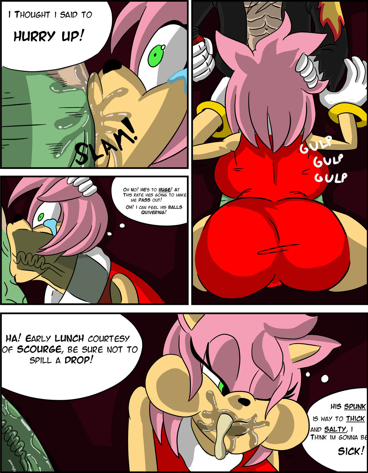 Amys Peril Sonic The Hedgehog by Loonyjams page 4