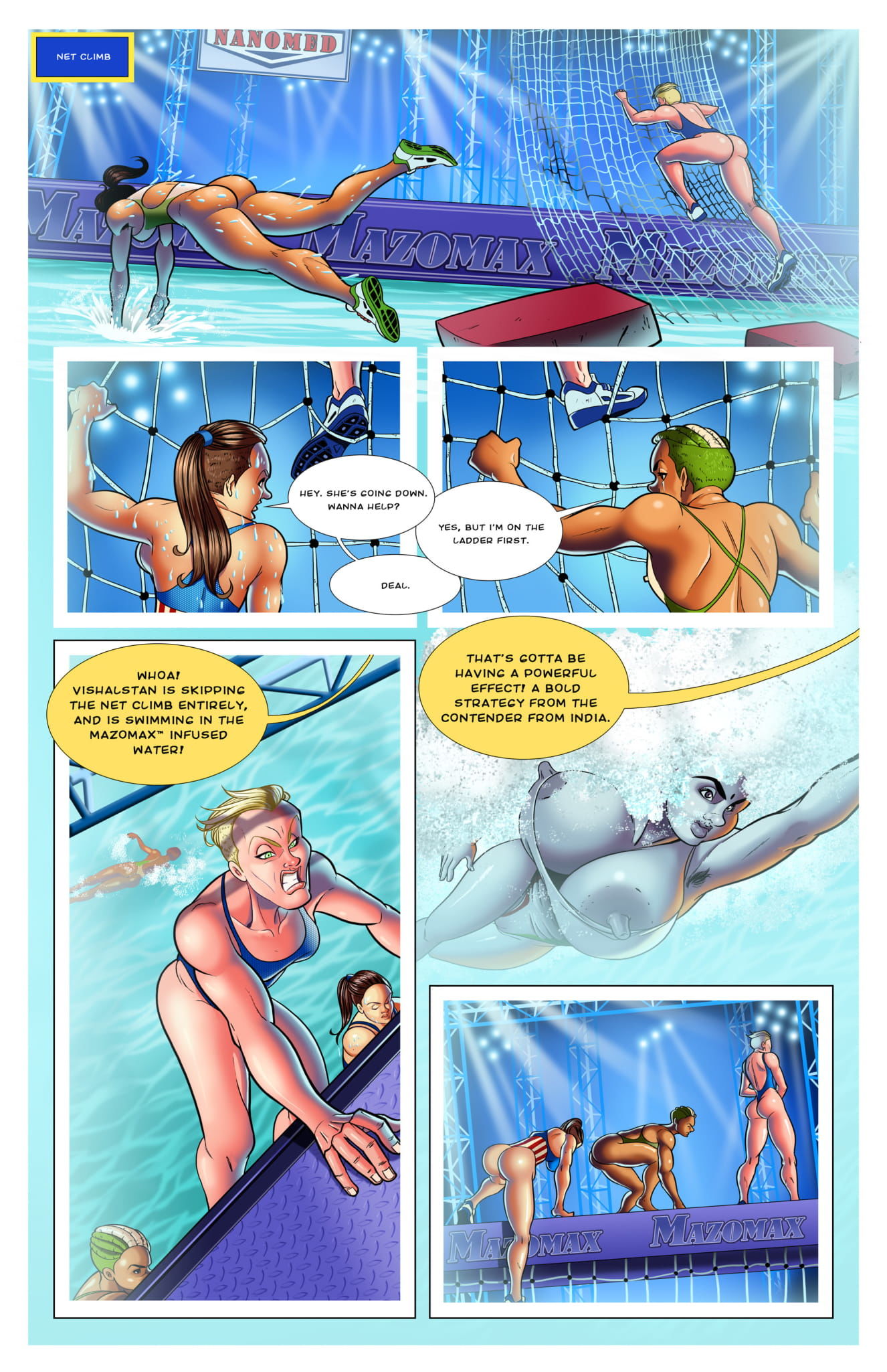 BE Olympics BotComics page 6