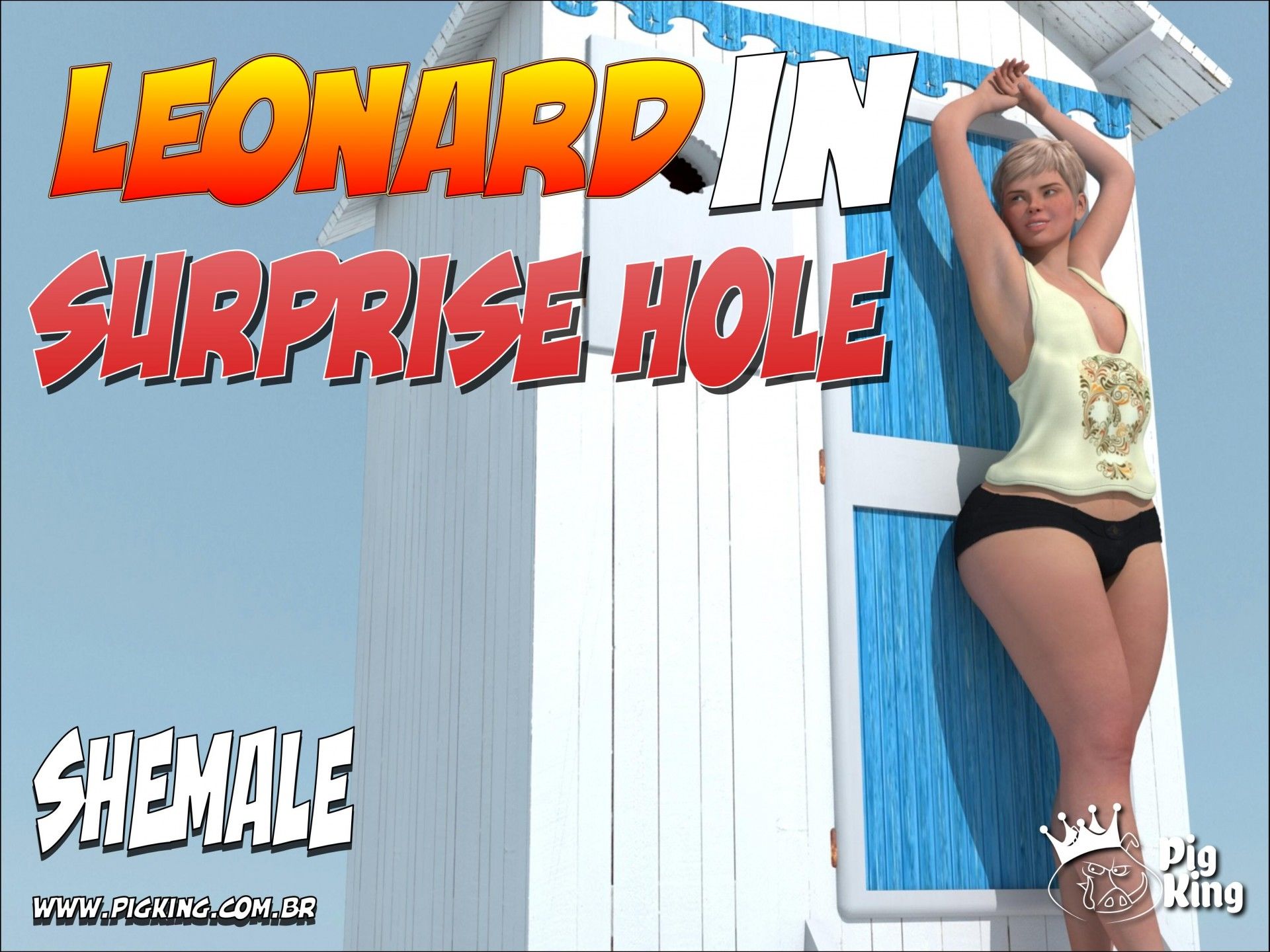 Leonard in Surprise Hole Shemale PigKing page 1