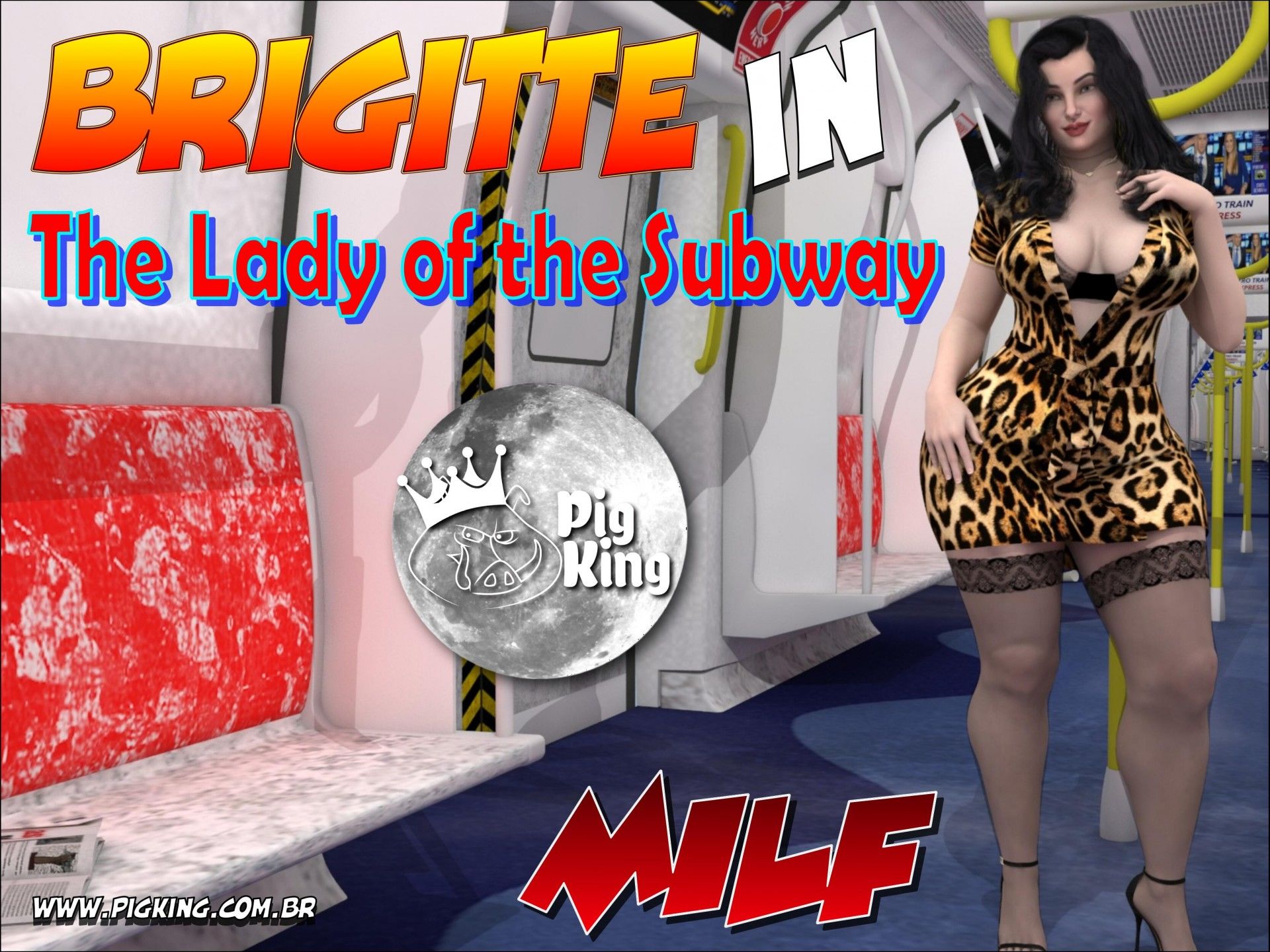 Brigitte in The Lady of the Subway PigKing Milf page 1