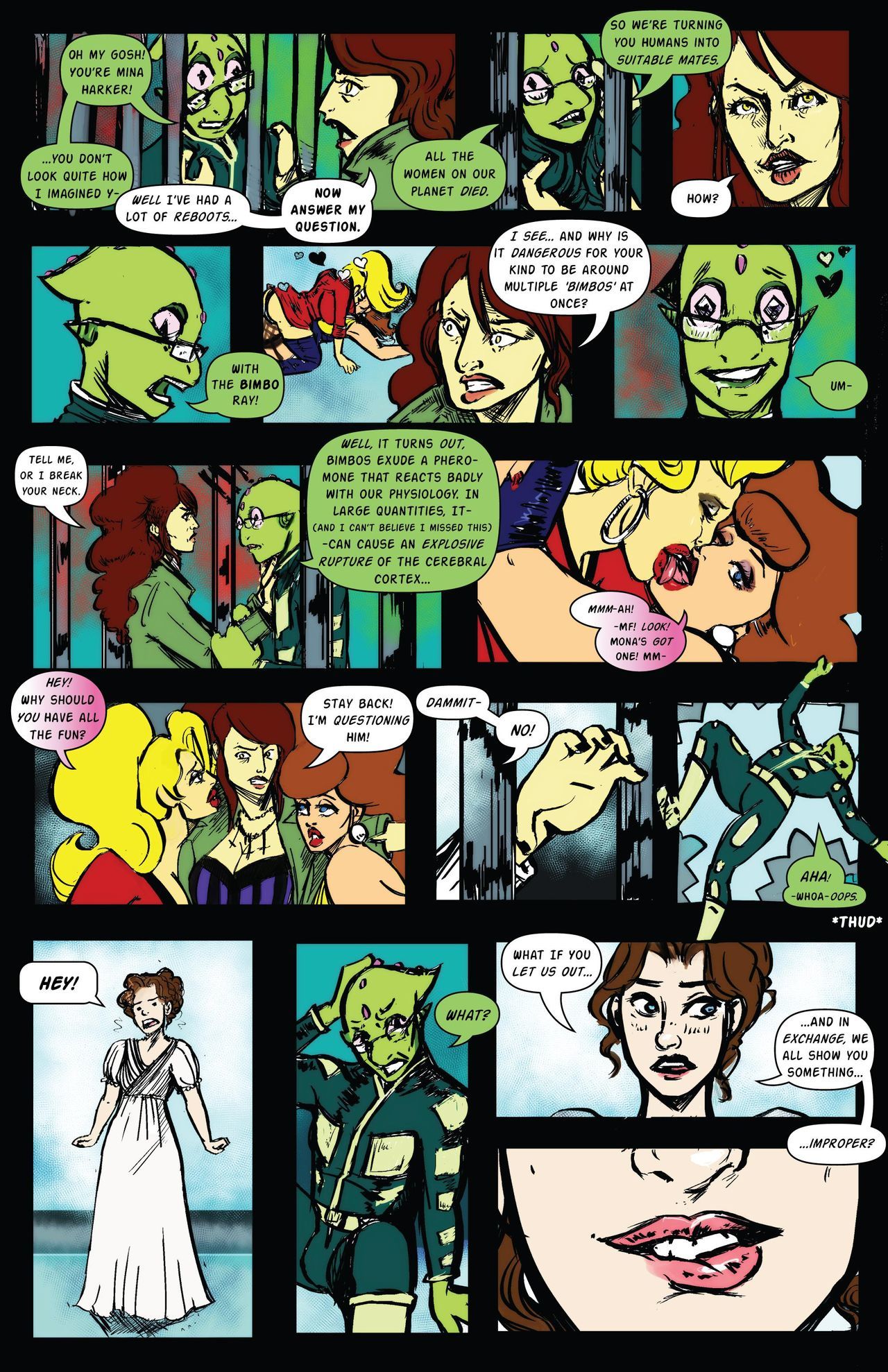 Bimbos in Space Titillation Initiation by Trampy-Hime page 7