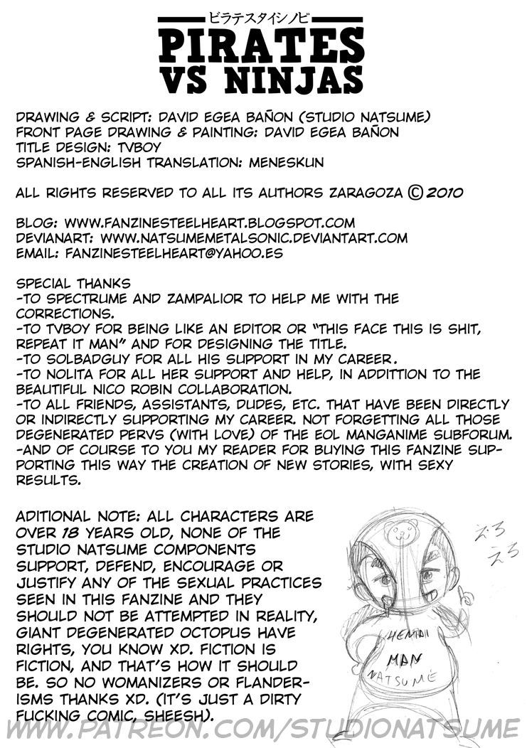 Pirates VS Ninjas (Naruto, One Piece) page 3