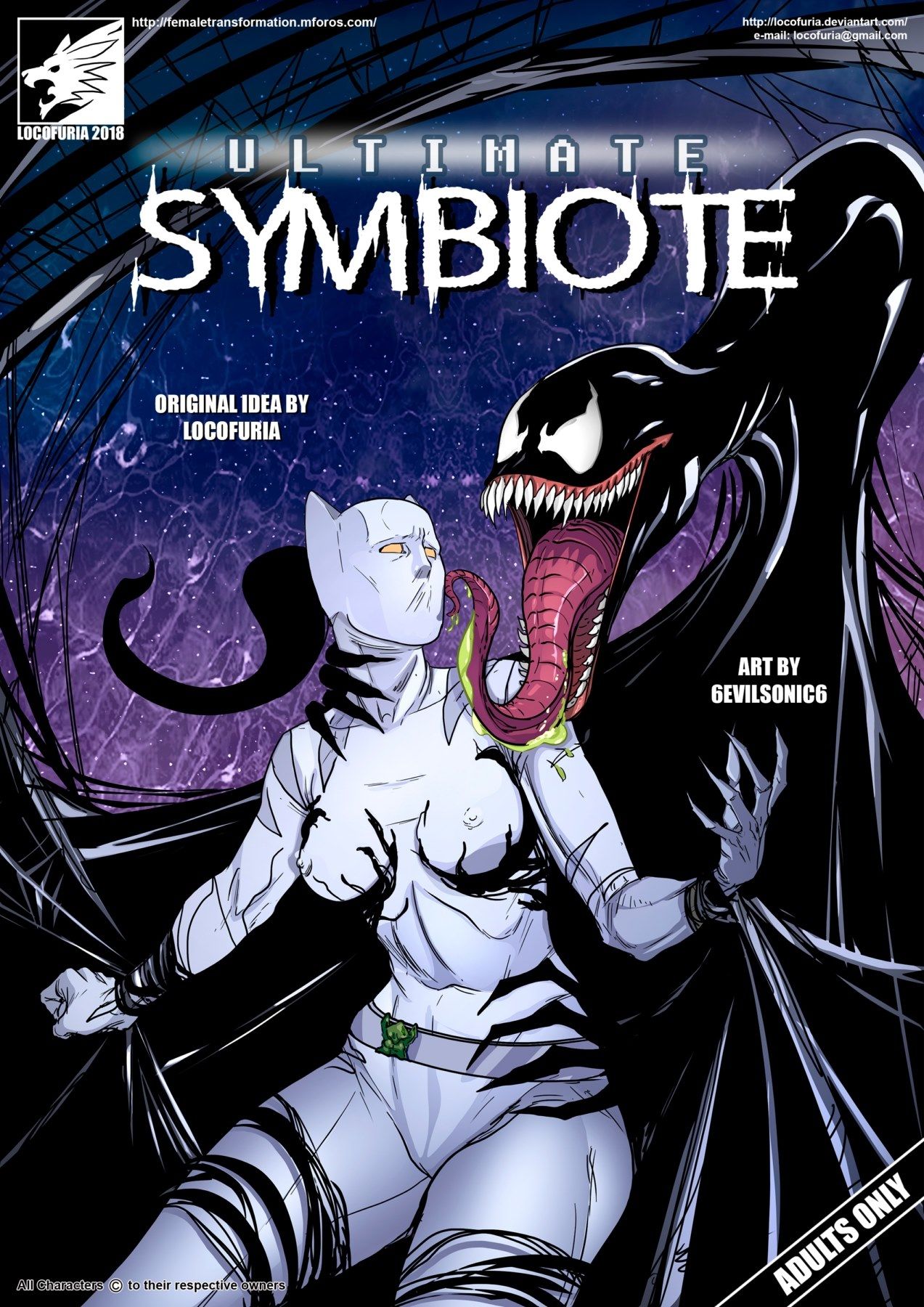 Ultimate Symbiote Venom & Spiderman (Locofuria) page 1