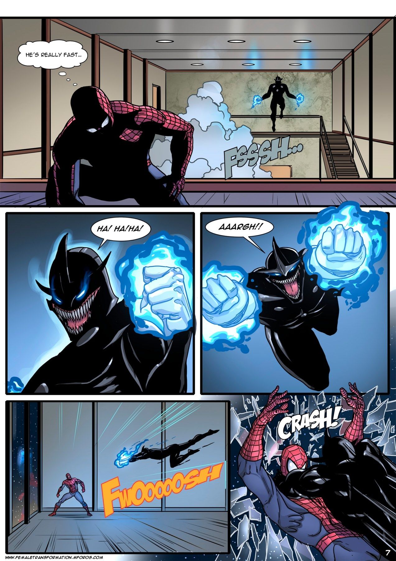 Ultimate Symbiote Venom & Spiderman (Locofuria) page 10