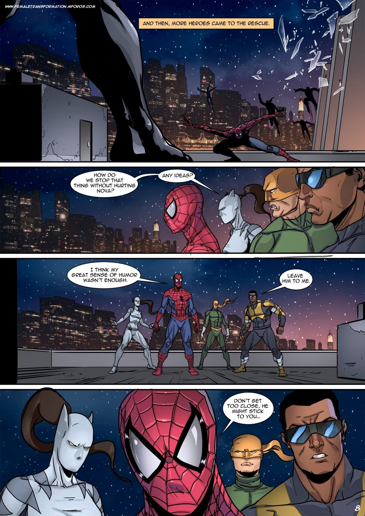Ultimate Symbiote Venom & Spiderman (Locofuria) page 11