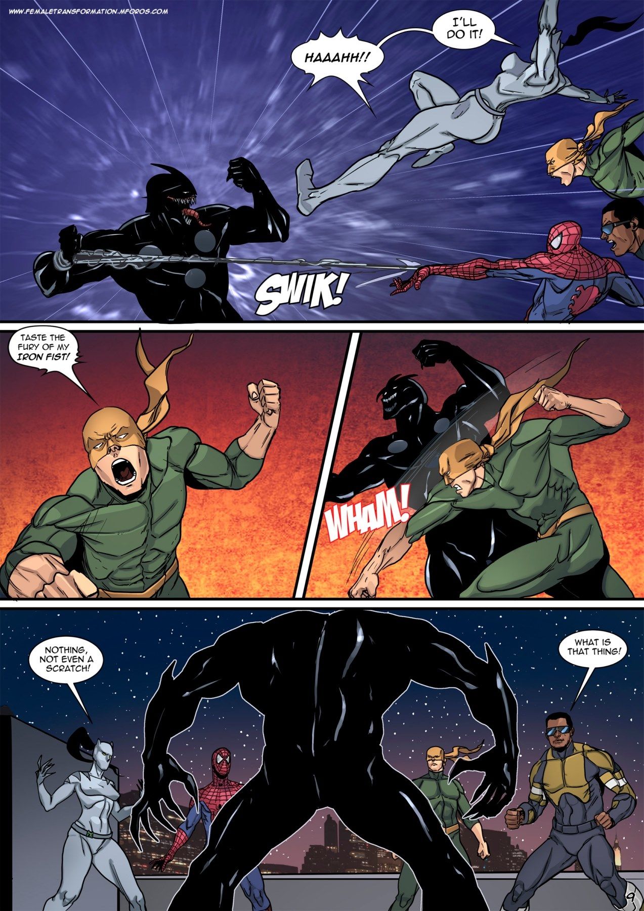Ultimate Symbiote Venom & Spiderman (Locofuria) page 12