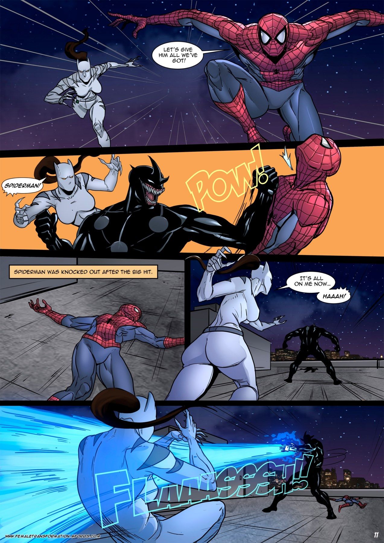 Ultimate Symbiote Venom & Spiderman (Locofuria) page 14