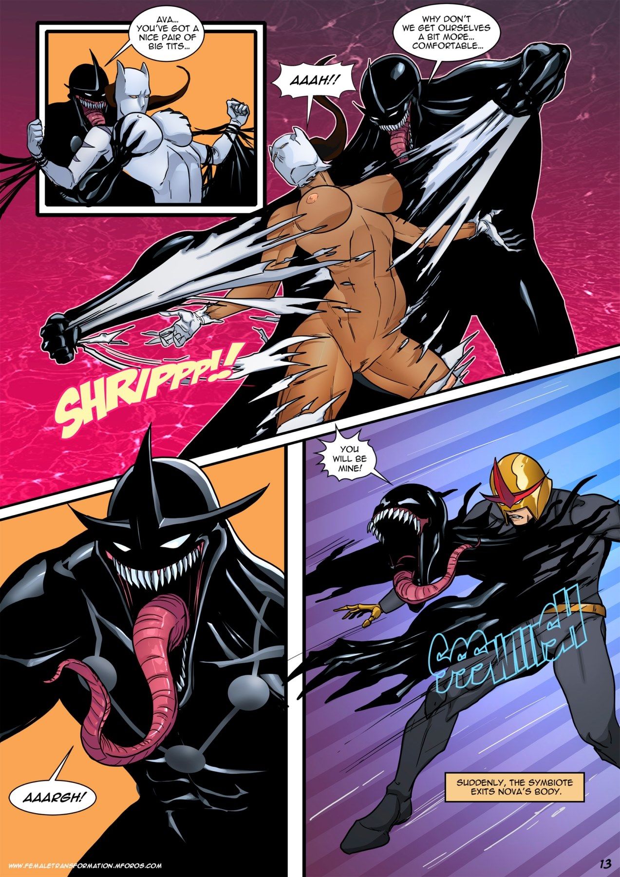 Ultimate Symbiote Venom & Spiderman (Locofuria) page 16