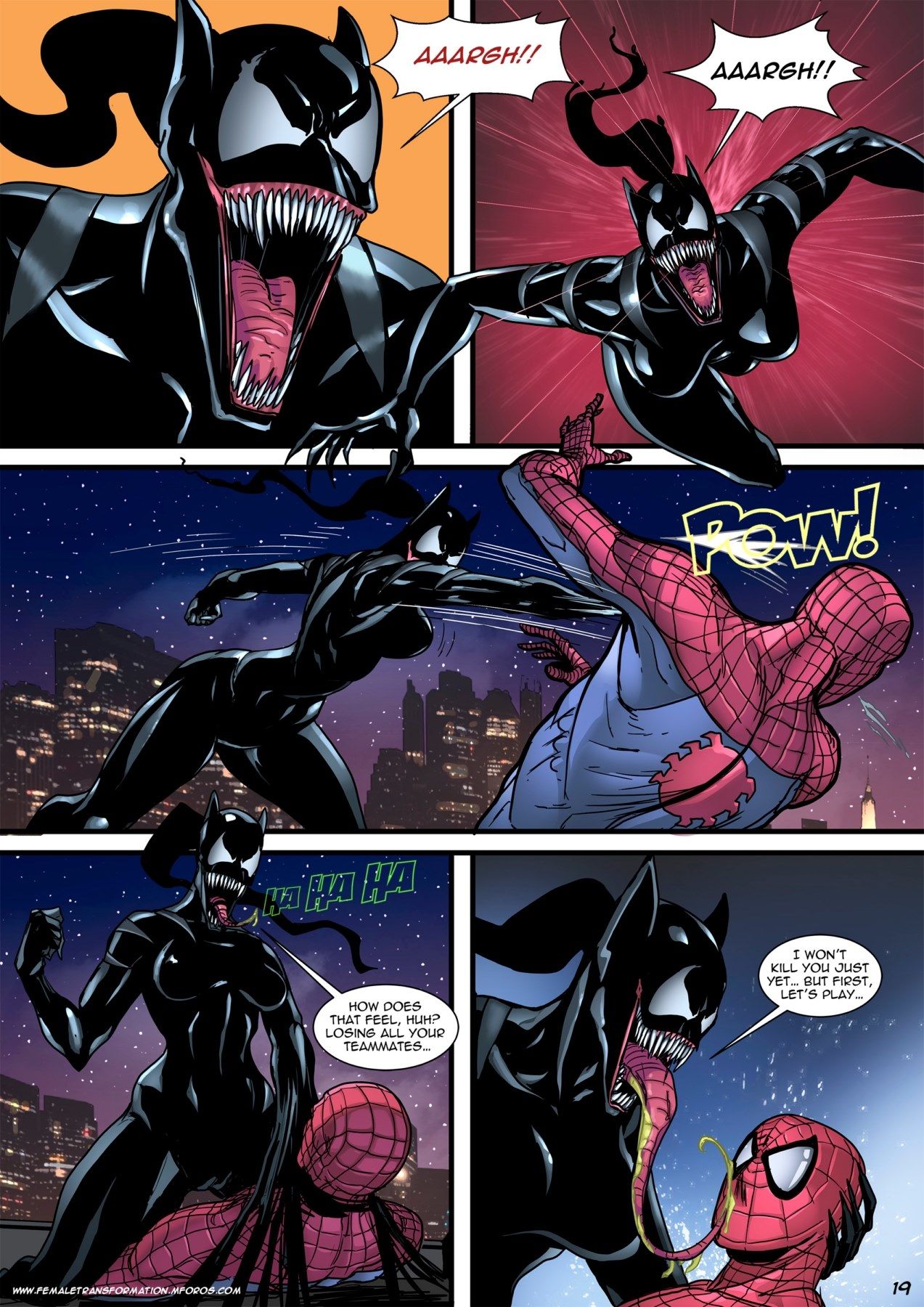 Ultimate Symbiote Venom & Spiderman (Locofuria) page 22