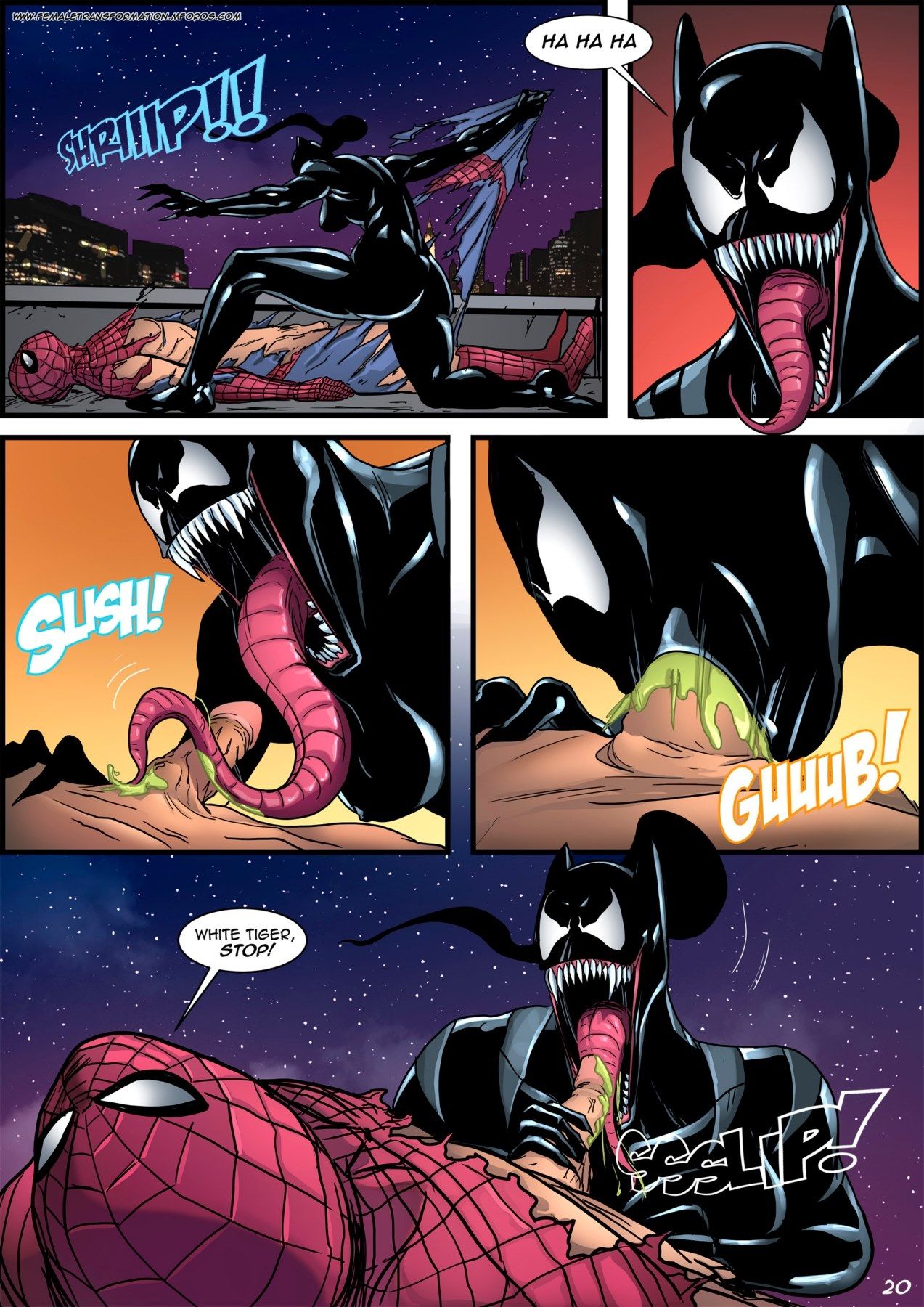 Ultimate Symbiote Venom & Spiderman (Locofuria) page 23